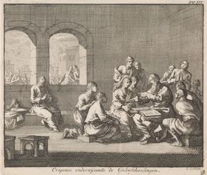 Origenes mit seinen Schülern